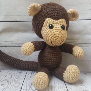 Monkey, Stuffed monkey, Crochet Monkey, Stuffed Toys, Amigurumi Monkey, soft toy monkey, first toy, Unique Baby Gift, Plush Toy Monkey, Gift