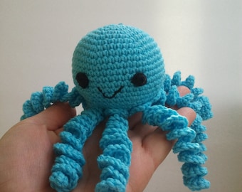 Polvo de crochê, Polvo de crochê, Presente de chá de bebê, Polvo prematuro, Presente de bebê, Brinquedo de polvo, Brinquedo de polvo para bebê, Polvo para bebê, Brinquedo de bebê