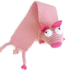 Crochet Bookmark, Pig Bookmark, Knitted Bookmark Pig, Crochet pig, Gifts For Readers, Book Lover Gifts, Teacher Gifts, Crochet Pig Bookmark