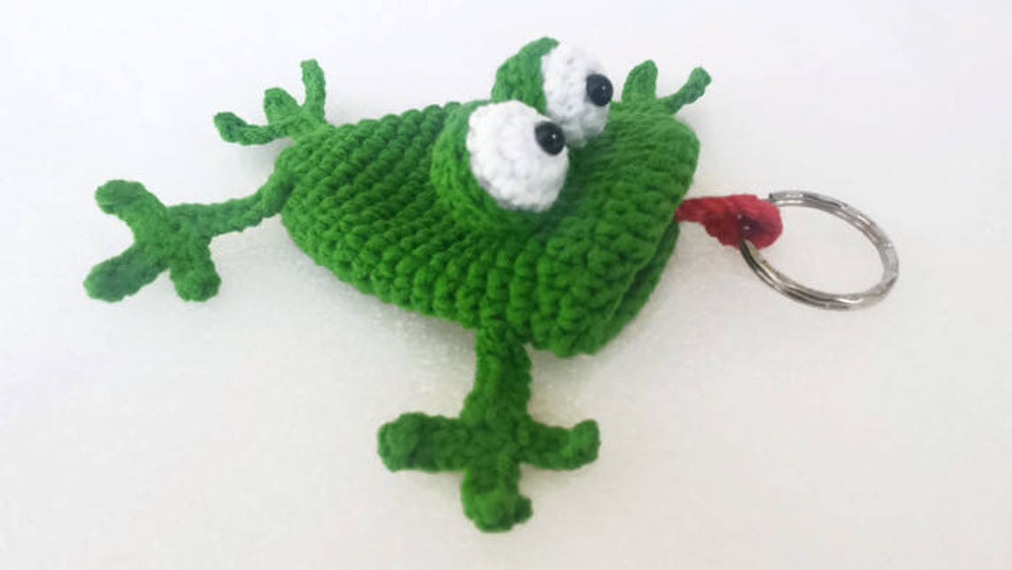 Key Cover Frog Key Holder Key Cozy Frog Key Pouches Key Etsy