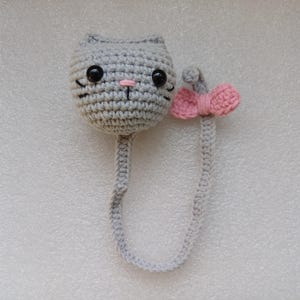 Crochet Bookmark, Cat Bookmark, Cat Lover Gifts, Teacher Gift, Kids bookmarks, Gifts For Readers, Funny Book Marks, Gift for kids