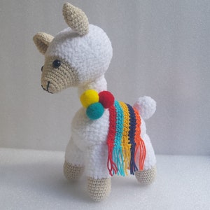 Crochet alpaca toy Funny llama plush Stuffed animal gifts Toddler toy plush Baby Shower Alpaca Decor Baby  plush llama Cute Plush Alpaca