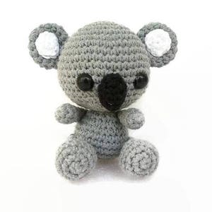 Crochet Koala Amigurumi: Handmade Plush Australian Animal Toy