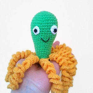 Crochet Octopus Plush Toy: Newborn Preemie Cuddle Buddy
