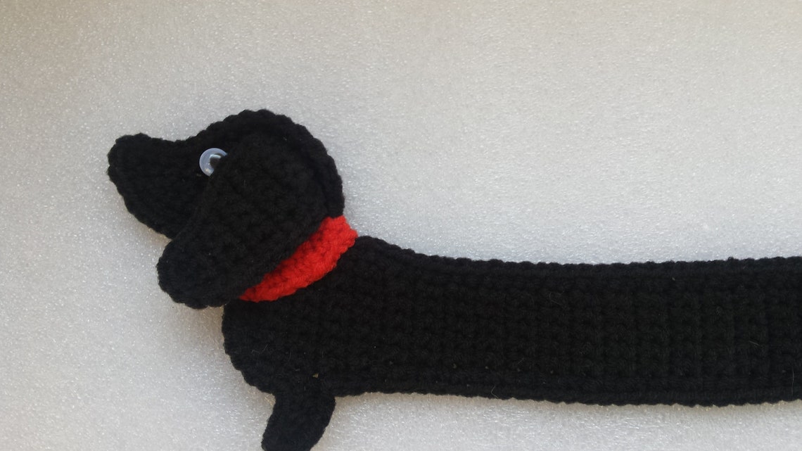 Crochet Dachshund Bookmark Crochet Puppy Dog Bookmark Page Etsy Australia