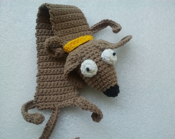 Crochet Bookmark, Bookmark Dachshund, Funny bookmark, Teacher Gifts, Crochet Dachshund, Knitted Bookmark Dachshund, Small birthday gift