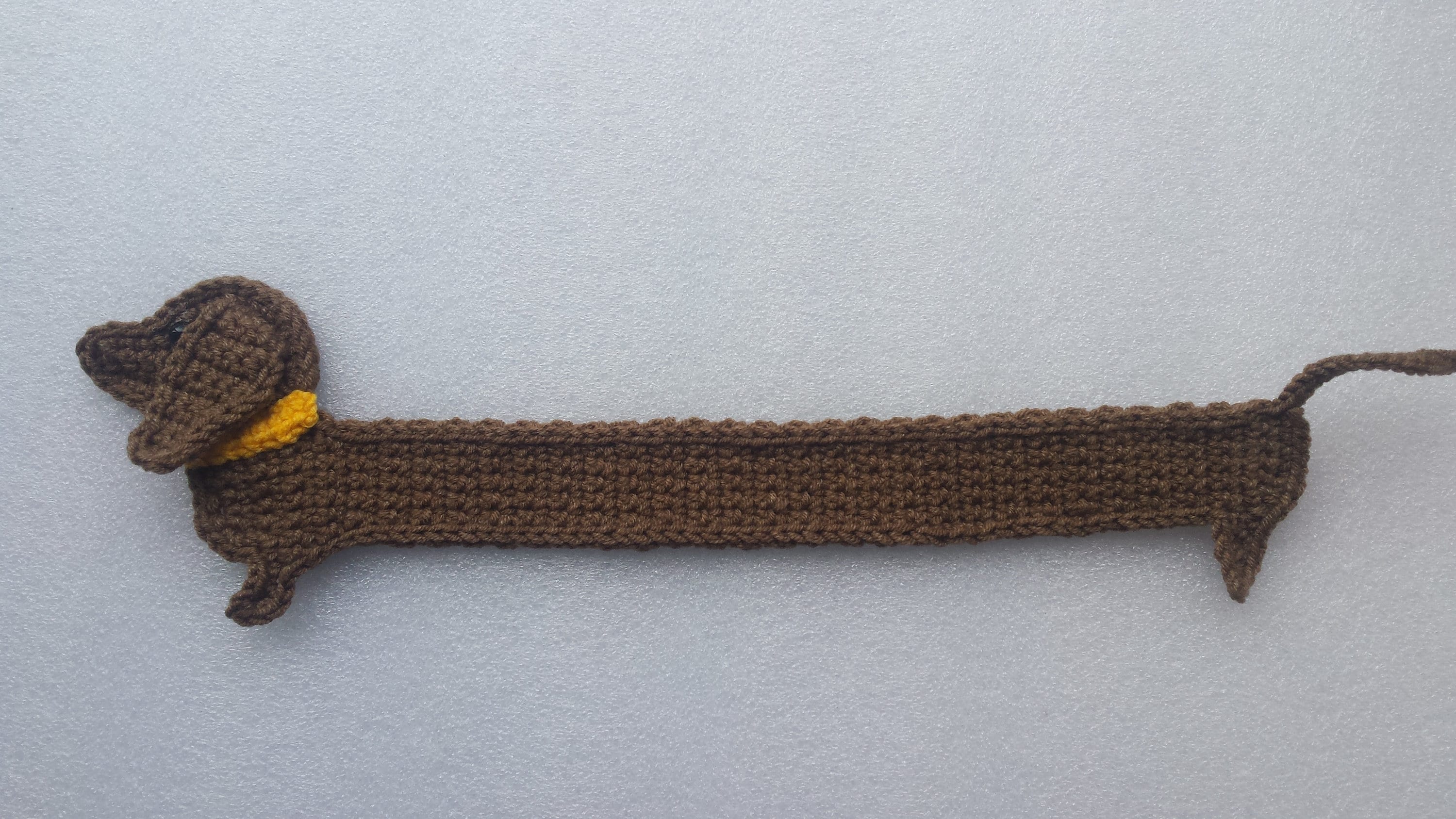 Crochet Dachshund Bookmark Funny Dog Bookmark Teacher Gift Etsy