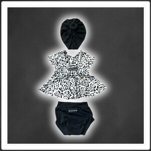 Newborn - 18/24 Months Peplum with Sleeve Options, Set Options or Individual Peplum Shirt Diaper Cover