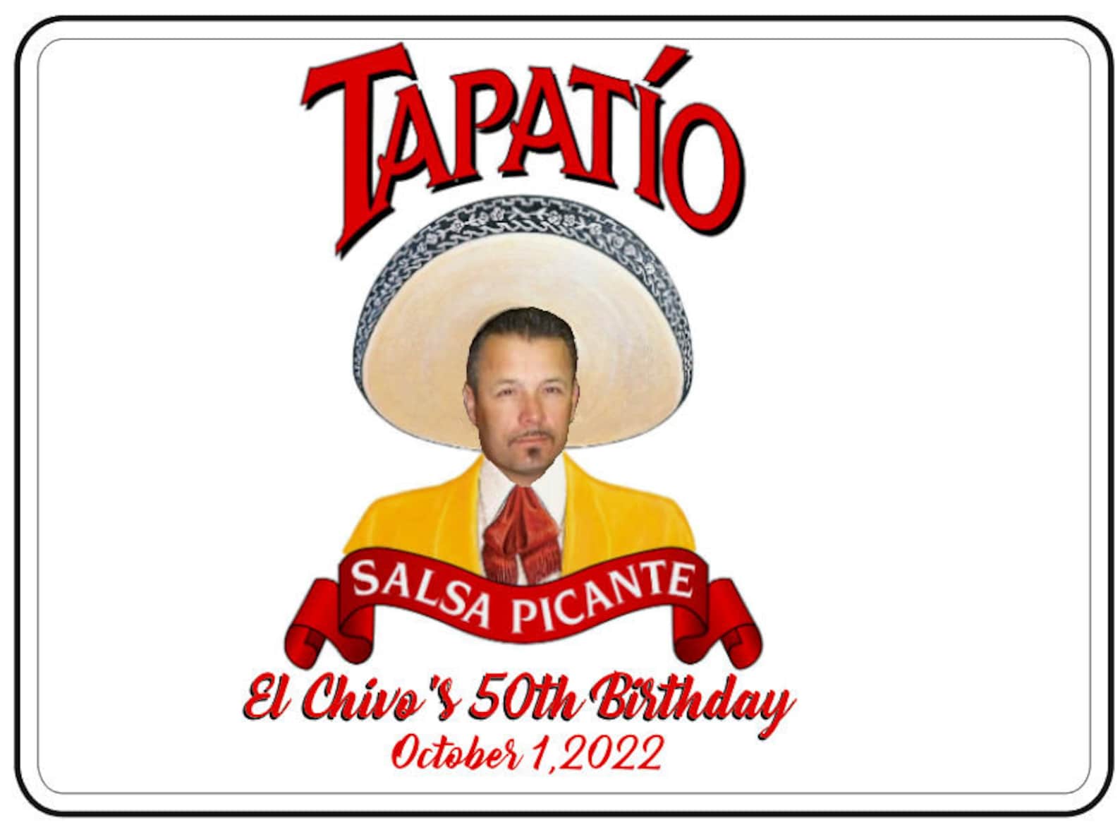 Tapatio Label Template Tapatio Label Template