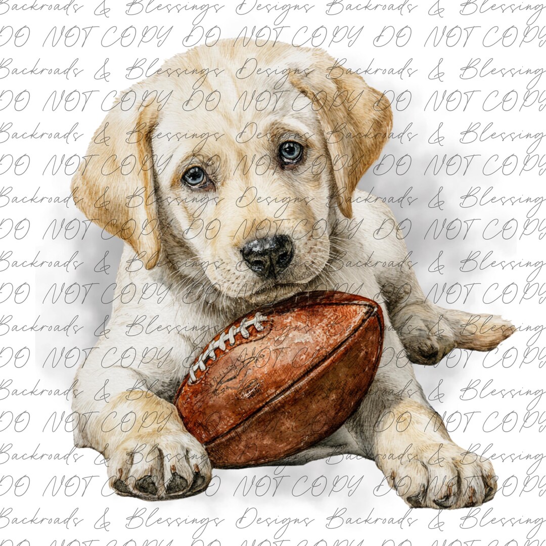 Labrador Football PNG: Game Day Dog Mom Sublimation Design (digital ...