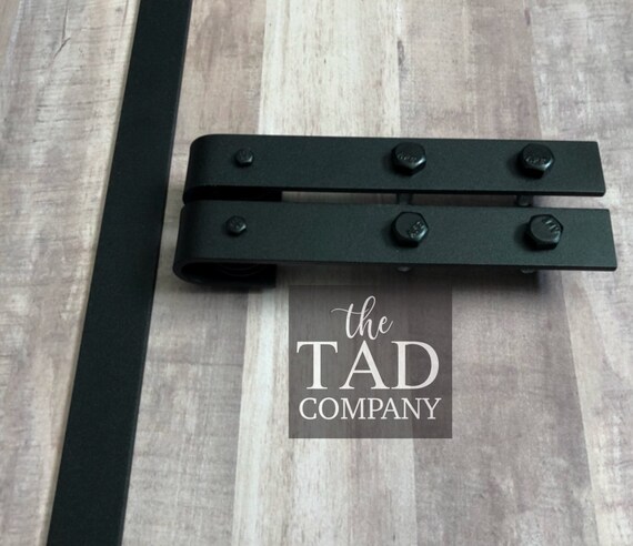 Extra Small Mini Barn Door Hardware 2 Rollers 1 Track Diy Etsy