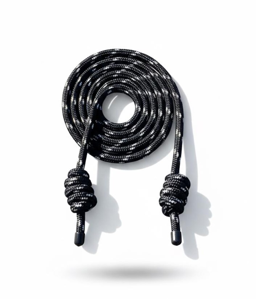 Meditation Rope Black Flow Rope, 12mm Thick Fitness Rope, Heavy Jump Rope for Weighted ...