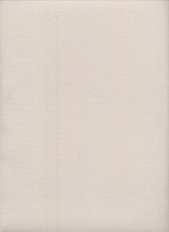27 count Zweigart Linda Evenweave Cross Stitch Fabric FQ White 49 x 69cms