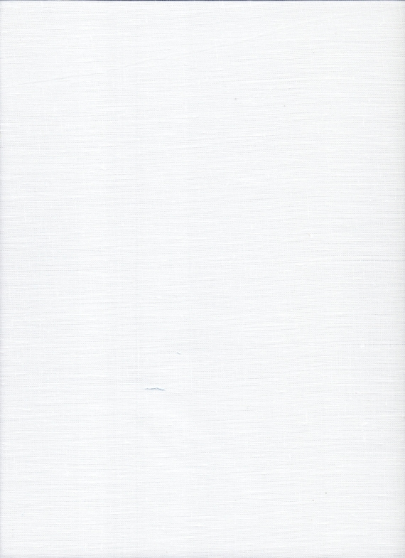 55 Count Zweigart Kingston White Linen Fabric size 49 x 89 cms