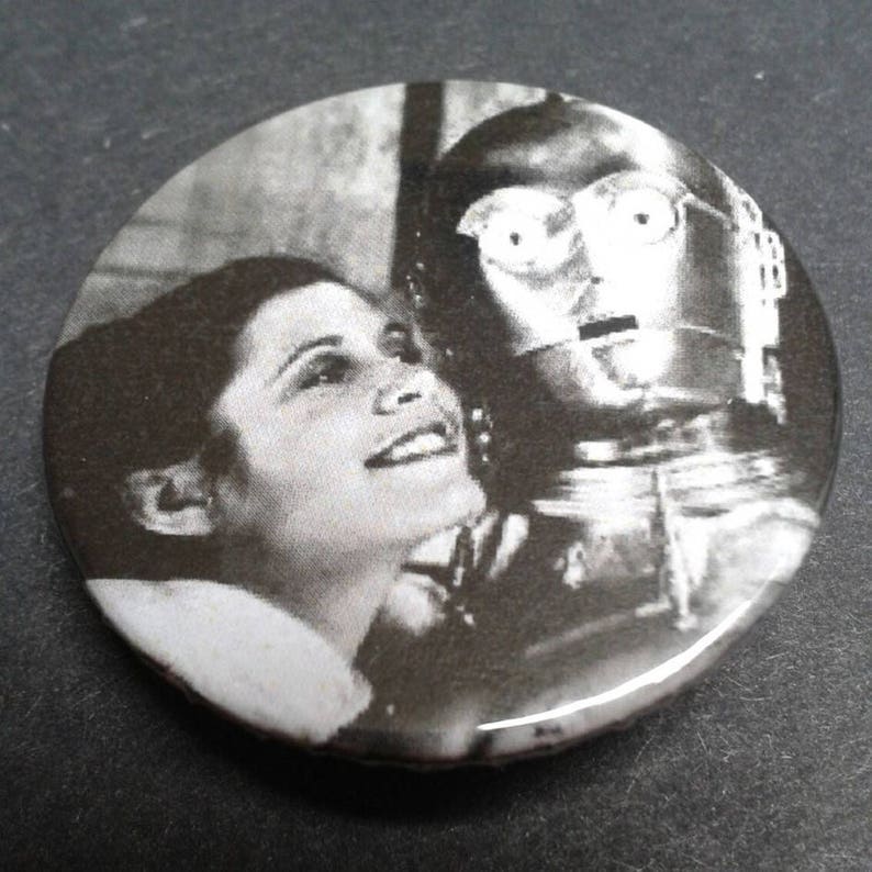 Retro film badge or fridge magnet 38mm 25mm Blade Runner Rachel Replicant