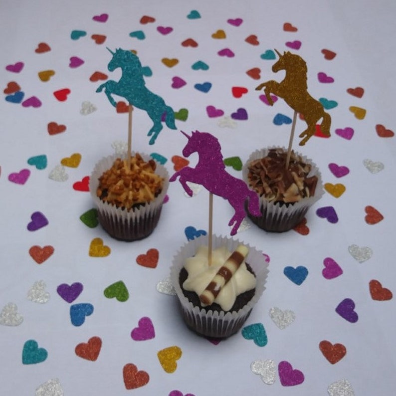 Topper De Licorne De Petit Gateau Anniversaire Mariage Etsy