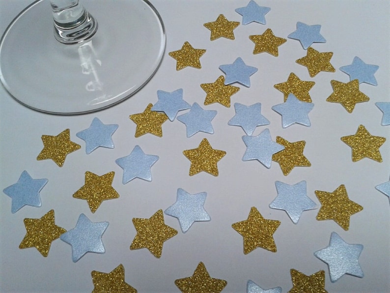 Anniversary Party Table decoration Baby shower Engagement Wedding Christening Star table confetti Birthday Gender reveal