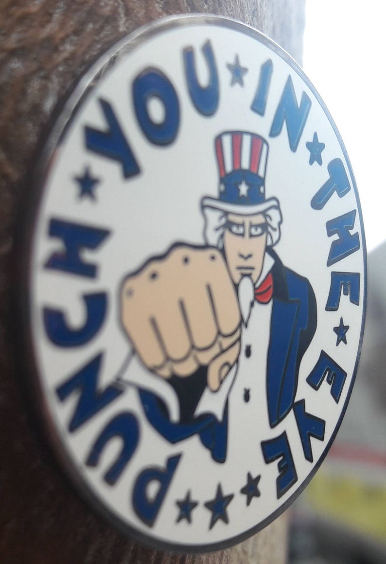 Punch You in the Eye Phish Pin PYITE Phish Pin Wilson Pin FREE Etsy