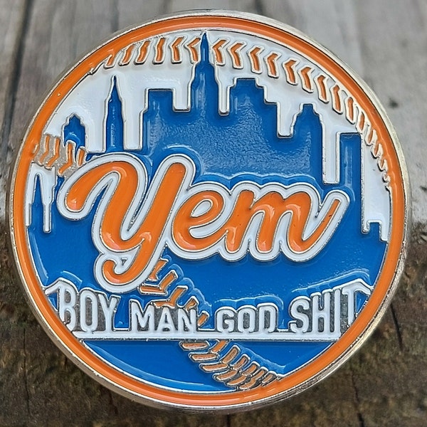 You Enjoy Myself Mets Pin PHiSH Pin Mets YEM Hat Pin FREE SHIPPING!!!