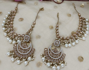 Pacheli Kundan Choker Dainty Necklace for Her Gold Choker - Etsy