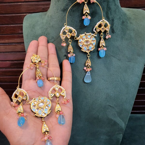 Kundan Earrings Etsy