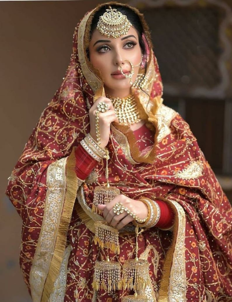 punjabi wedding jewellery set