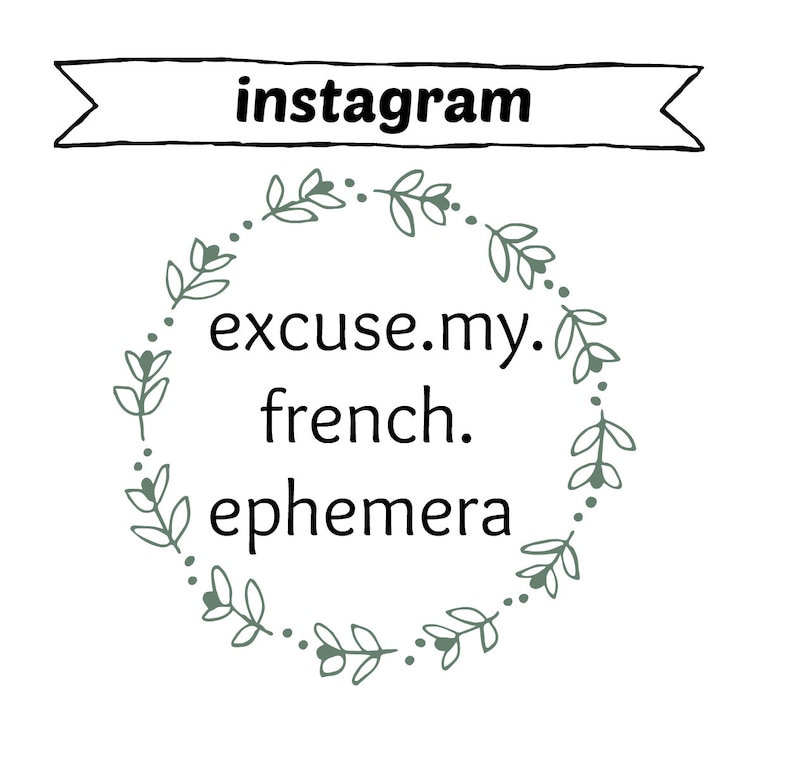 Mix of French Ephemera Papers Old documents Ephemera vintage paper pack Printable