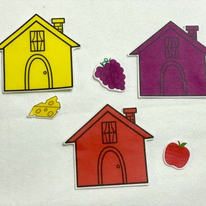 Little Mouse House Hiding Game Felt Stories Speech Therapy - Etsy