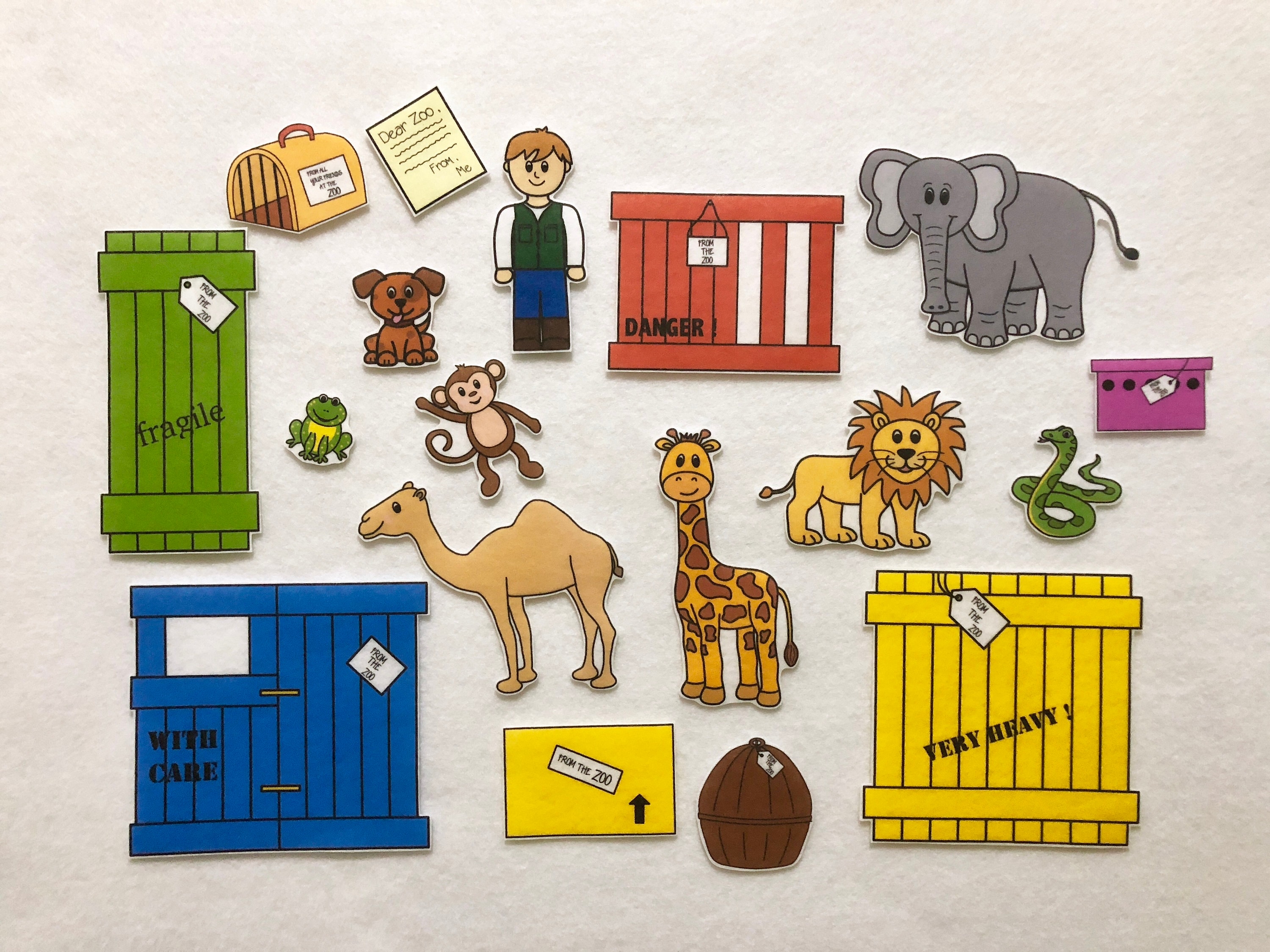 Dear Zoo Animals Felt Stories Speech Therapy Zoo Animals - Etsy Israel Dear Zoo Animals Felt Stories Speech Therapy Zoo Animals - Etsy Israel