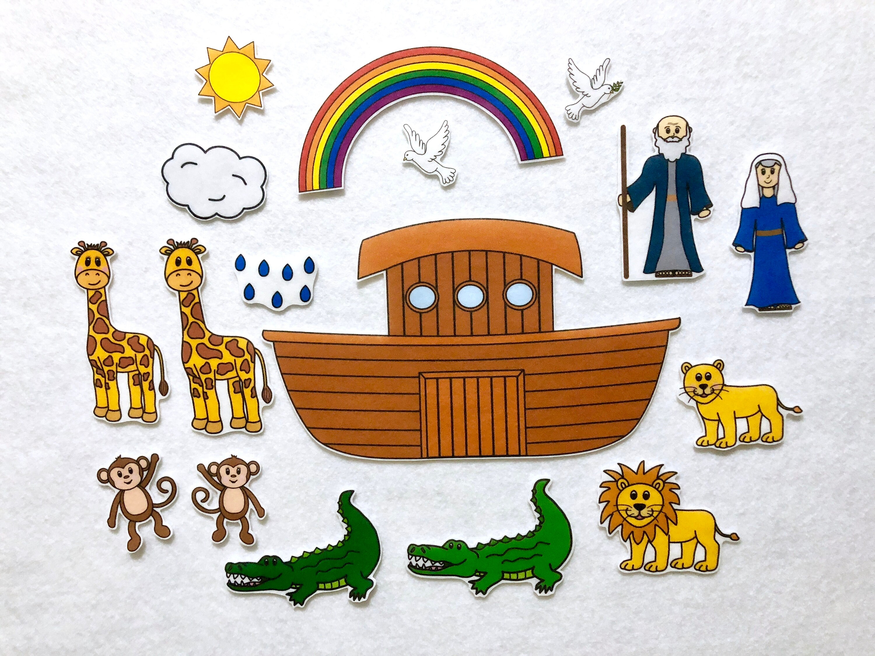送料無料【NOAH&#39;S ARK】STORY early style 155cm Noah's Ark Bible Story Pop-Ups by John Patience Hardcover