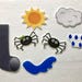 Itsy Bitsy Spider Felt Stories - Flannel Board - Speech Therapy - Early Intervention - Nursery Rhyme - Weather Activity - Preschool Autism 