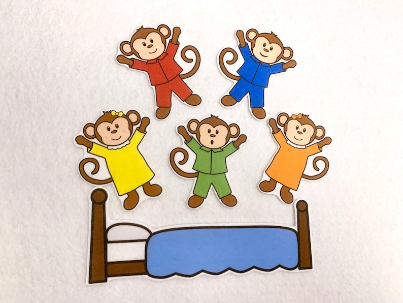 5 Little Monkeys jumping on the Bed. Five little Monkeys. 5 Little Monkeys jumping. Раскраска пять обезьянок прыгали.