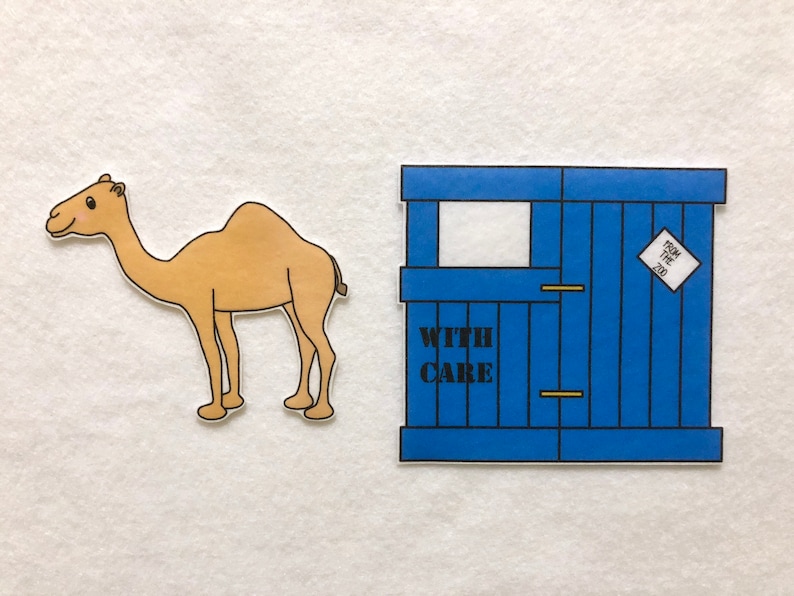 Dear Zoo Animals Felt Stories Speech Therapy Zoo Animals Etsy UK