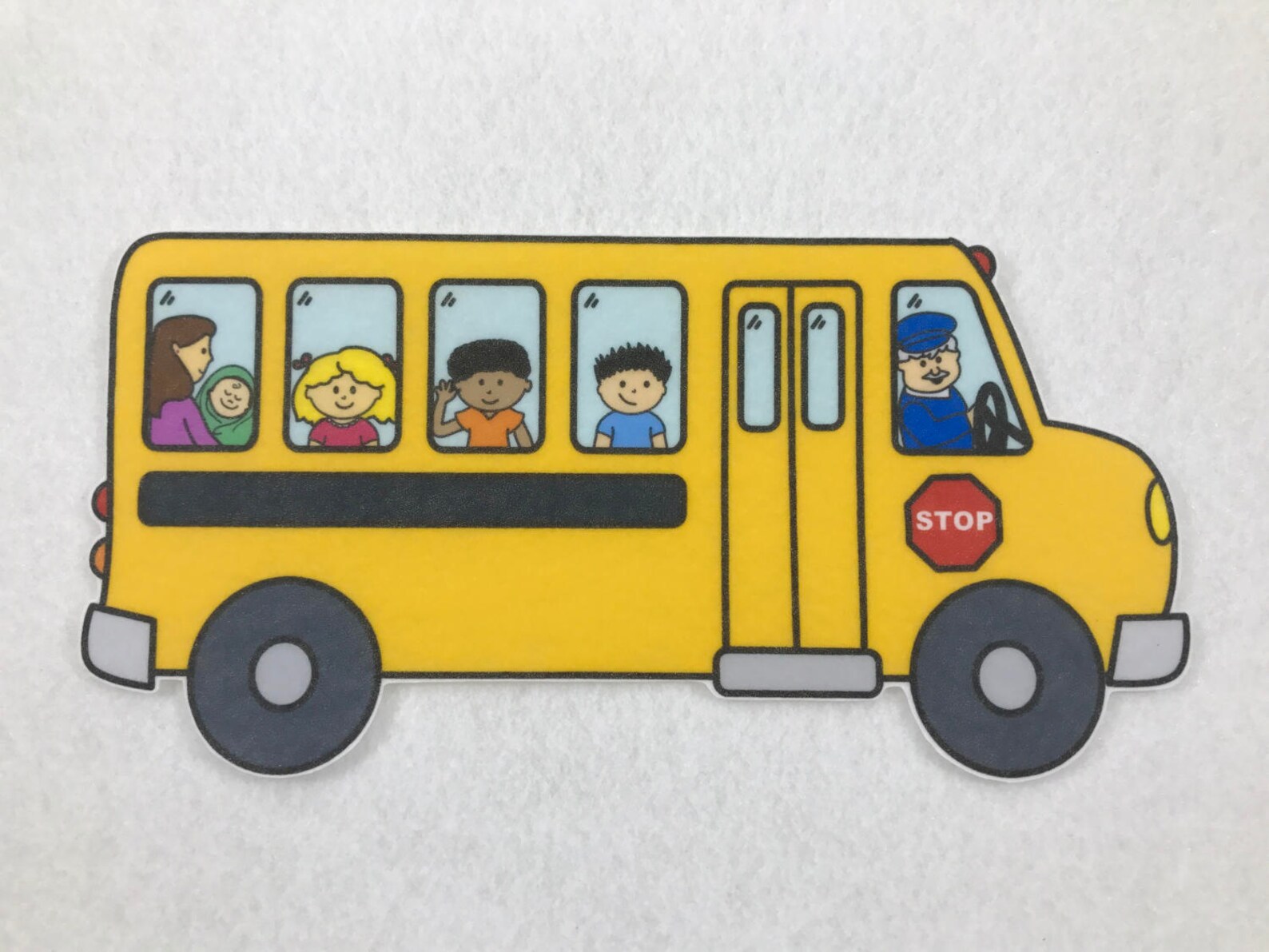 Wheels on the Bus Felt Stories Flannel Board Quiet Play Etsy