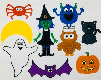 Orange Pumpkin, Brown Owl- Felt Stories - Falloween - Speech Therapy - Halloween - Flannel Board Story - Halloween Preschool Activity