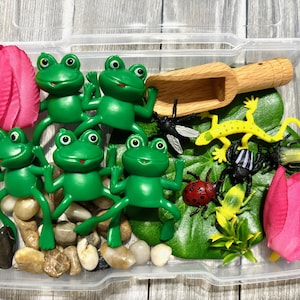 Frog Pvc Kit Frog Sensory Kit: Five Speckled Frogs, Water Play, Counting 1-5, Spring ...