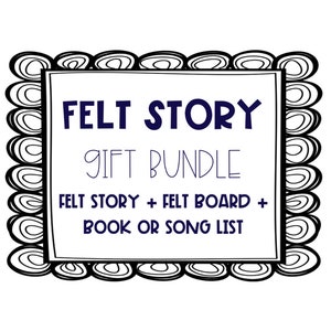 Felt Board Story Gift Bundle: Preschool Learning Activity