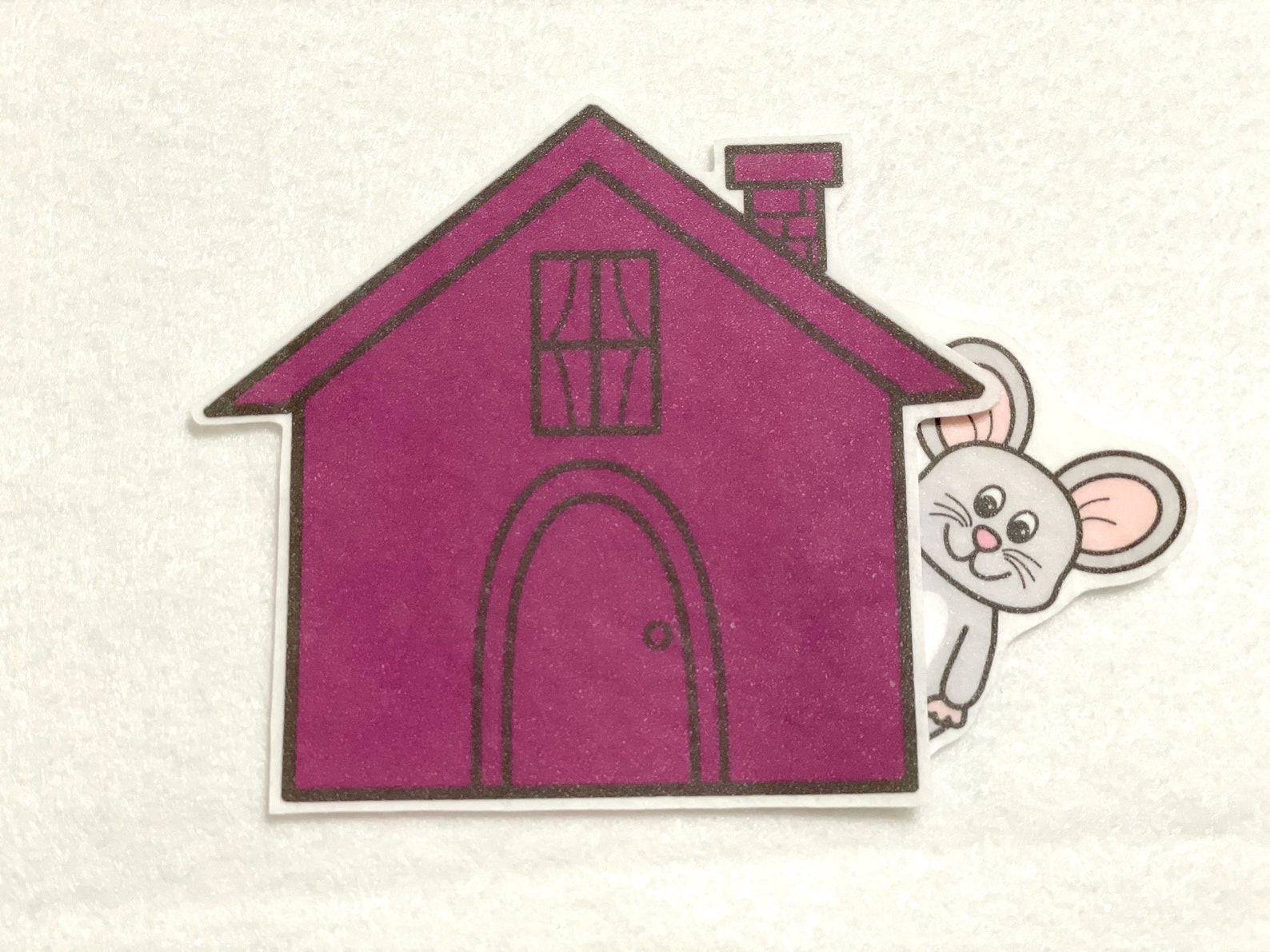 Little Mouse House Hiding Game Felt Stories Speech Therapy | Etsy