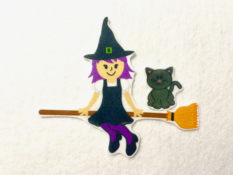 Five Little Pumpkins Felt Stories Flannel Board Stories Halloween Activity Falloween Halloween Gift Felt Halloween Decor Witch image 2