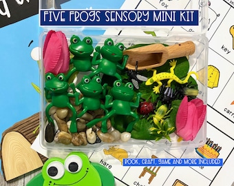 Frog Sensory Kit: Five Speckled Frogs, Water Play