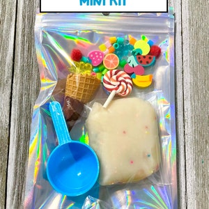 Ice Cream Shop Sensory Kit - Summer Sensory Bin - Ice Cream Birthday Party - Kids Gift - Summer Kids Activity - Pretend Playdoh Ice Cream