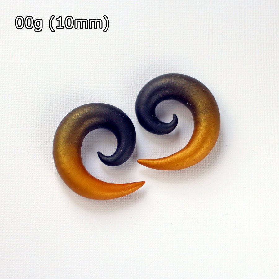 Real gauges size chart 8g9/16 piercing plugs Etsy