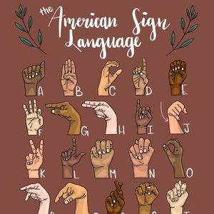 American Sign Language ASL Version 2 Digital Download