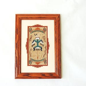 ★NAVAJO SANDPAINTING VINTAGE ART ナバホ族 砂絵 楽天市場】【FUNNY公式ストア】 ナバホ族 サンドペイント スクエア
