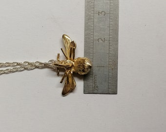 Collana A Forma Di Ape In Oro Rosa, Oro Rosa 18k Su Argento - Foto 10