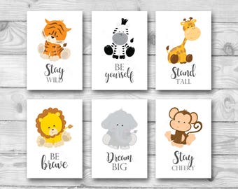safari nursery decor etsy