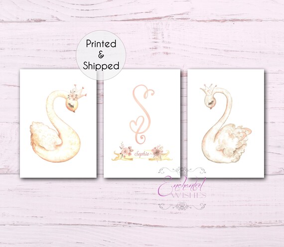 swan nursery prints