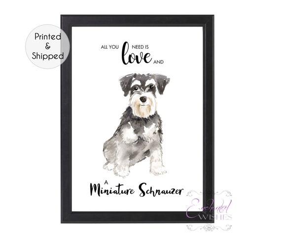 Fab Pet Picture Gift A4 Shih Tzu Dog Wall Art *UNFRAMED* Watercolour Print