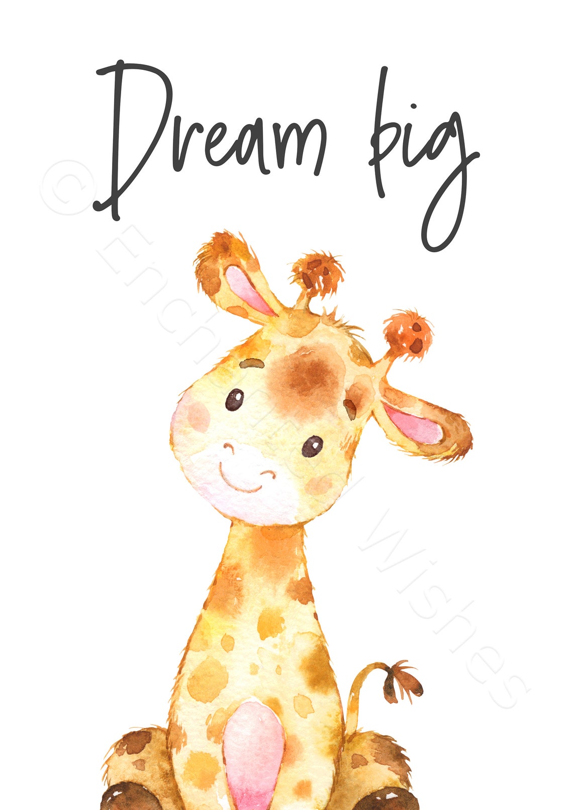 Safari Animal Quote Nursery Prints PRINTABLES Set of 6 Baby Etsy