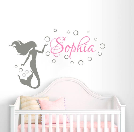 Choose Color /& Size Sticker Large Mermaid Decal